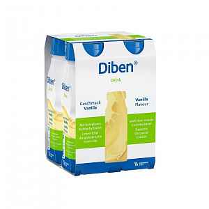 DIBEN DRINK VANILKA perorální SOL 4X200ML