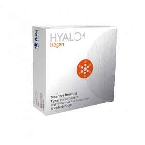HYALO4 REGEN 5 STERILNÍCH POLŠTÁŘKŮ 5X5 CM