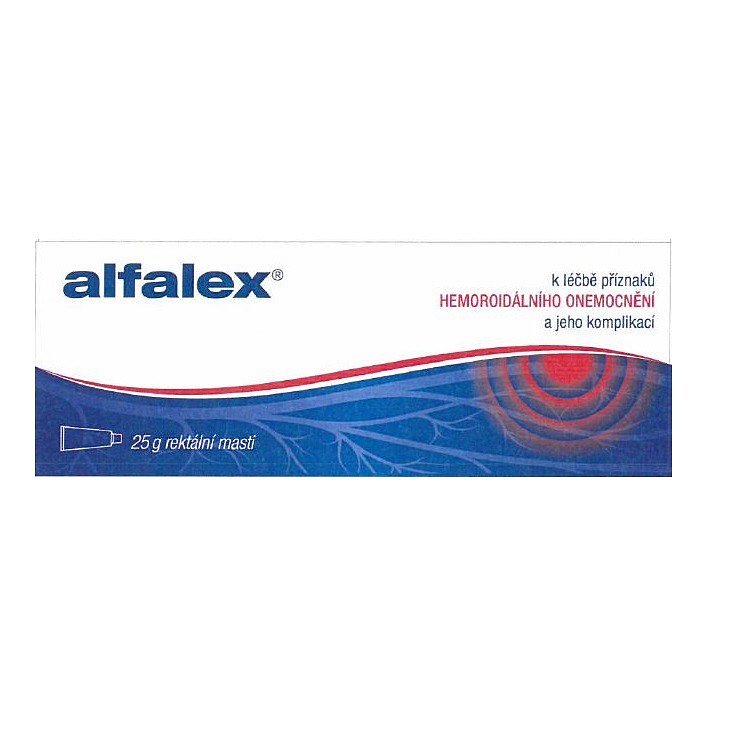 Alfalex rektální mast 25g