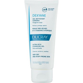 Ducray Dexyane mycí gel na obličej a tělo pro suchou až atopickou pokožku 100 ml