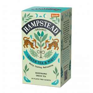Hampstead Tea BIO Zelený čaj s mátou a lékořicí 20x2 g