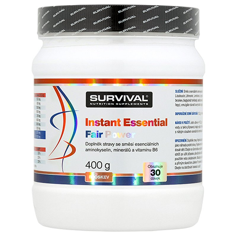 Instant Essential Fair Power broskev 400g