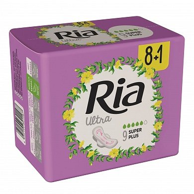 Ria Ultra Super Plus ultratenké hygienické vložky 9 ks