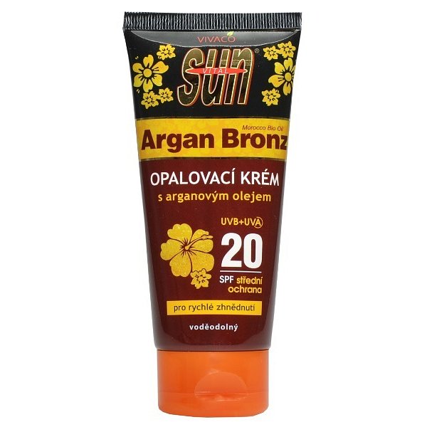 Vital Opalovací krém OF 20 s arganovým olejem 100 ml