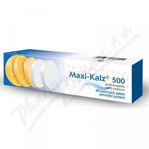 Maxi-Kalz 500mg tbl.eff. 20