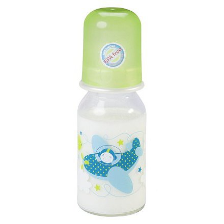 BABY NOVA láhev skleněná s potiskem 125ml 44605
