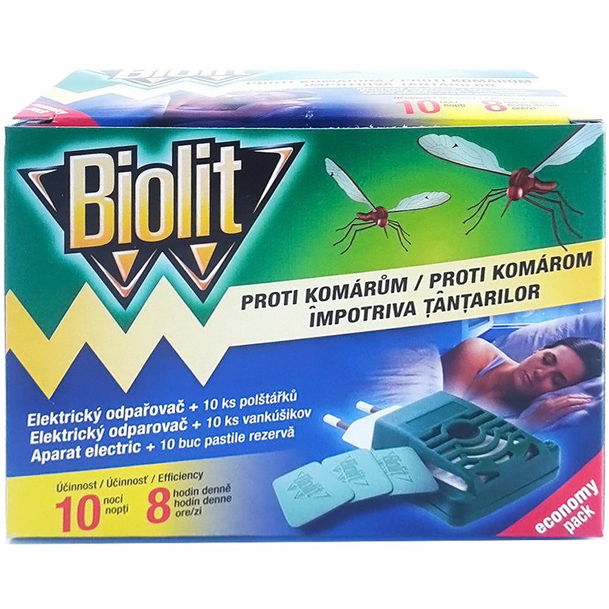 Biolit elektrický odpařovač se suchou náplní 1 + 10 ks