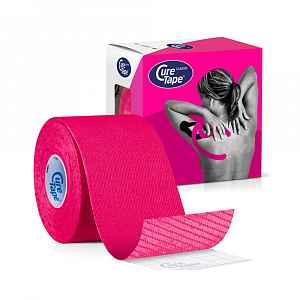 CureTape Classic 5 cm x 5 m kineziologický tejp růžový