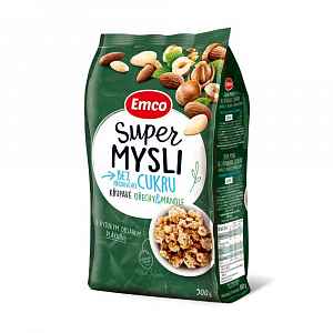 Emco Super Mysli bez přidaného cukru ořechy a mandle 500 g