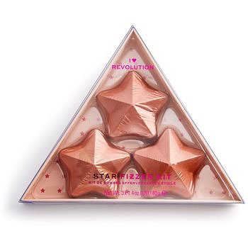 I Heart Revolution Fizzer Kit Star barevné šumivé tablety do koupele 120 g