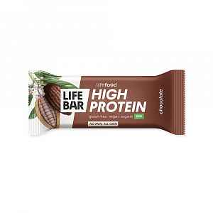 LifeFood Lifebar Protein tyčinka čokoládová BIO 40 g