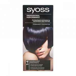 Syoss Permanent Coloration permanentní barva na vlasy odstín 1-4 Blue Black