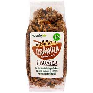 Country Life Granola - Křupavé müsli s karobem BIO 350g