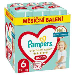 PAMPERS Premium Care Kalhotky plenkové vel. 6 (15+ kg) 93 ks