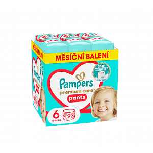 PAMPERS Premium Care Kalhotky plenkové vel. 6 (15+ kg) 93 ks