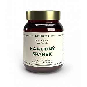 Dr. Svatek Bylinné kapsle Na klidný spánek s kozlíkem a tryptofanem 90 kapslí
