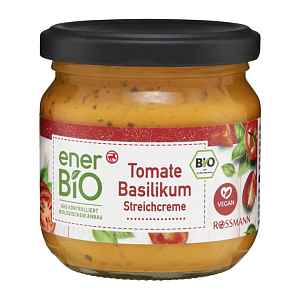 enerBiO BIO Rajčatová pomazánka s bazalkou 180 g