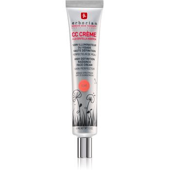 Erborian CC Crème Centella Asiatica rozjasňující krém pro jednotný tón pleti SPF 25 velké balení odstín Doré 45 ml