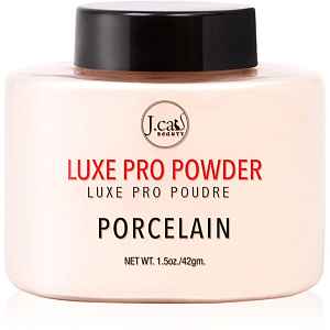 J.Cat Beauty Luxe Pro sypký fixační pudr s matným efektem odstín 103 Porcelain 42 g