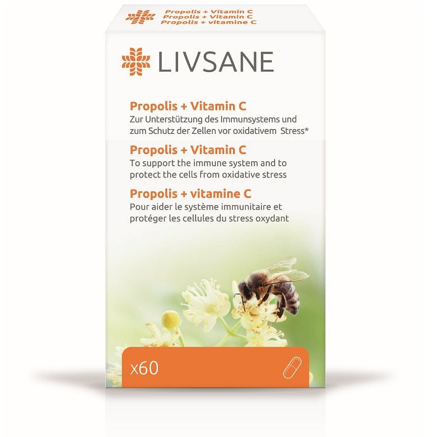 LIVSANE Propolis s Vitamínem C cps.60