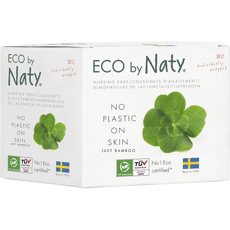 NATY ECO Vložky do podprsenky pro kojící maminky 30 ks