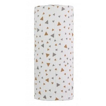 Velká bavlněná TETRA osuška, Beige Triangles