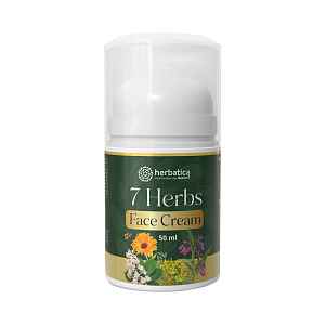 7 Herbs Face Cream – anti-age bylinný krém s kozím kolostrem a 7 bylinami – 50 ml - Herbatica