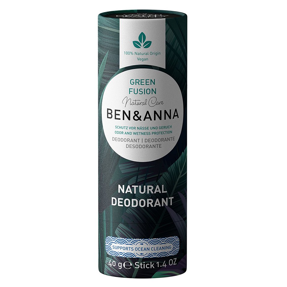 BEN & ANNA Tuhý deodorant BIO Green Fusion 40 g