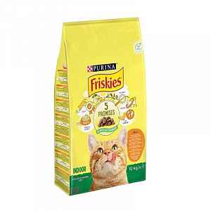 Friskies INDOOR 10kg granule pro kočky žijící v bytě