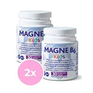 MAGNE B6 Kids 30 žvýkacích tablet - balení 2 ks