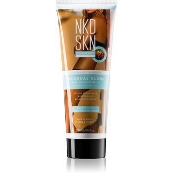 NKD SKN Gradual Glow bezbarvý samoopalovací krém pro postupné opálení 250 ml