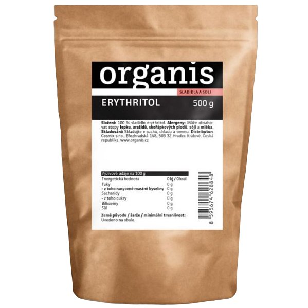 Organis Erythritol 500g