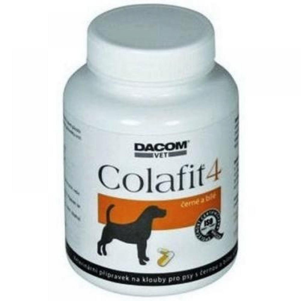 COLAFIT 4 na klouby pro psy černé/bílé 50 tablet