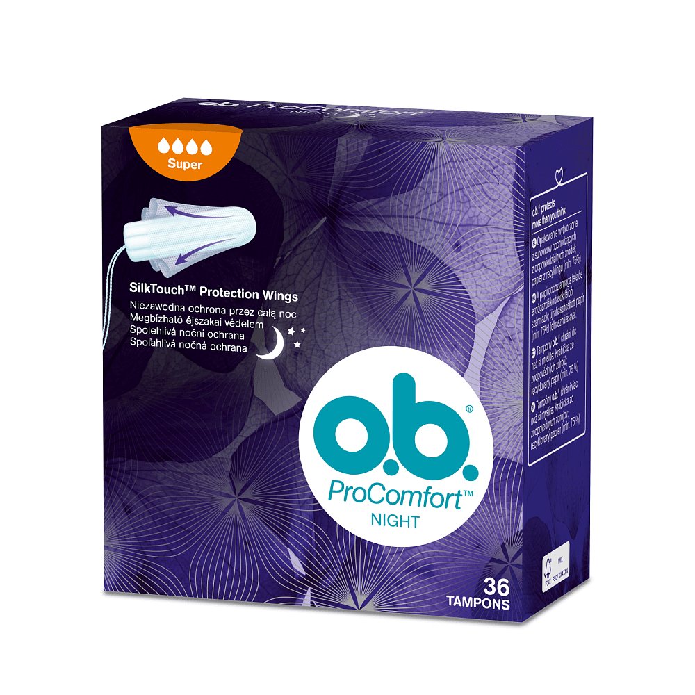 O.B. ProComfort Night Super 36 kusů