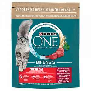 Purina ONE 800g Sterilcat s hovězím