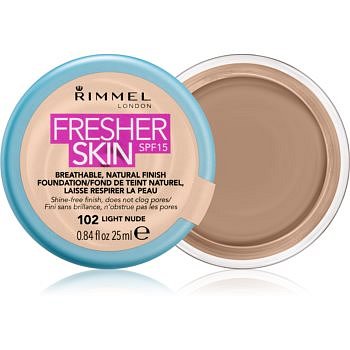 Rimmel Fresher Skin ultra lehký make-up SPF 15 odstín 102 Light Nude 25 ml