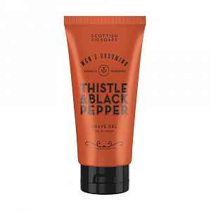 Scottish Fine Soaps Thistle & Black Pepper Gel na holení 150 ml