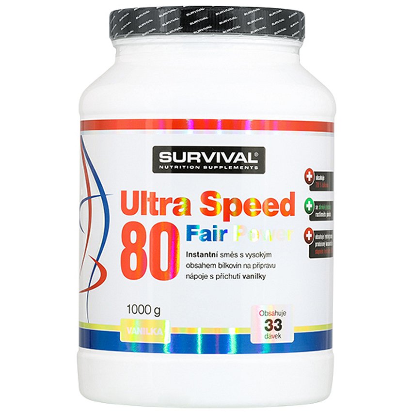 Ultra Speed 80 Fair Power vanilka 1000g