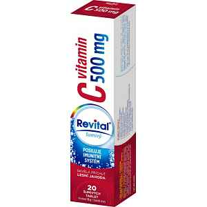 Revital C vitamin 500mg Lesní jahoda eff.tbl.20