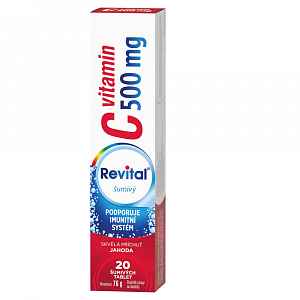 Revital C vitamin 500mg Lesní jahoda eff.tbl.20