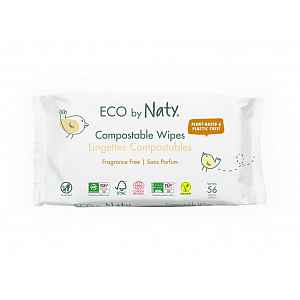 Vlhčené ubrousky Naty Nature Babycare bez vůně - pro citlivou pokožku (56 ks)