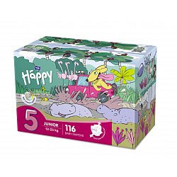 Bella Baby Happy Junior 12–25 kg dětské plenky box 2x58 ks