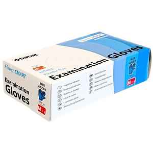 FLOWER SMART rukavice nitril.nepudr.modré M 100ks