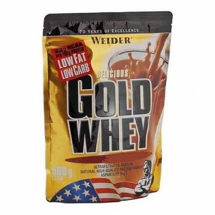 Gold Whey, syrovátkový protein, Weider, 500 g, Banán