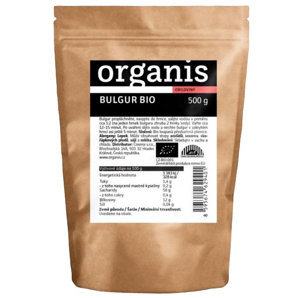 Organis Bulgur BIO 500g