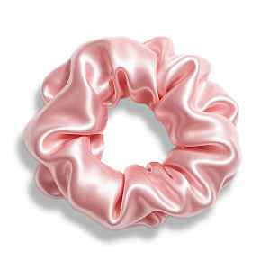 Pilō Pilō | Silk Hair Ties - Baby Pink Large 100% hedvábné gumičky do vlasů 1 ks
