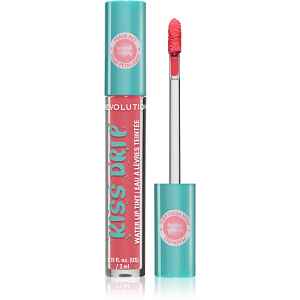 Revolution Kiss Drip Water Lip Tint dlouhotrvající lesk na rty odstín Peach Fizz 4 ml