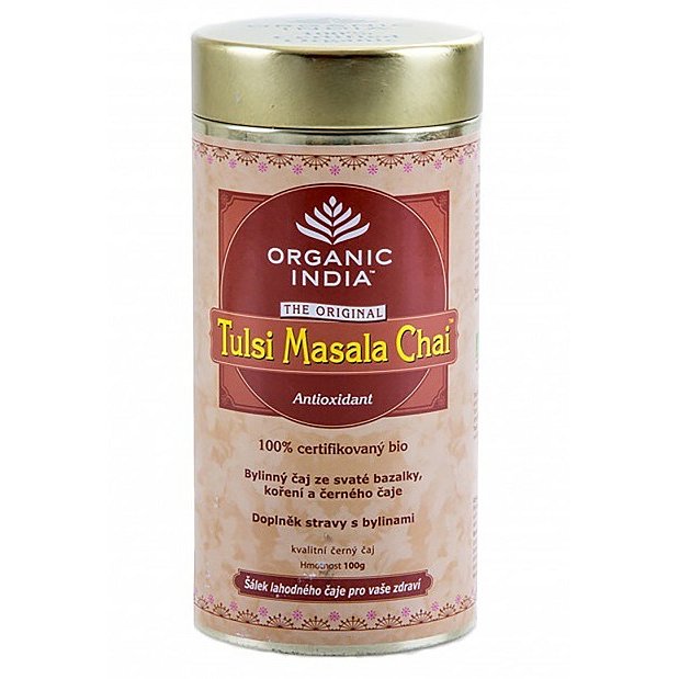 Tulsi Masala BIO 100 g plech Organic India*