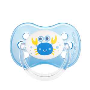 CANPOL BABIES B - Šidítko sil. třešinka 6-18m NATURE – zelené