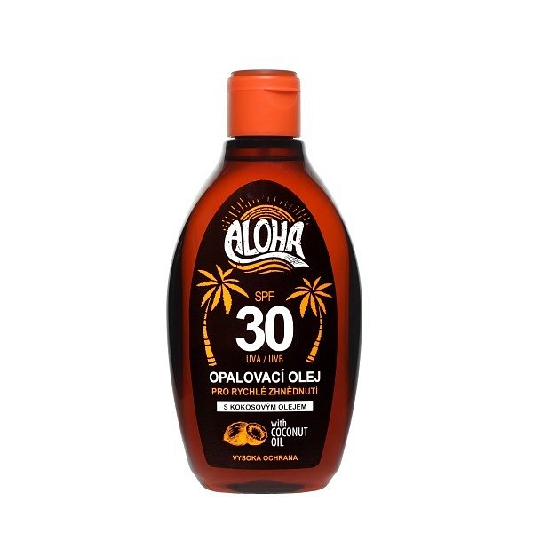 ALOHA bronz opalovací olej OF 30 200 ml